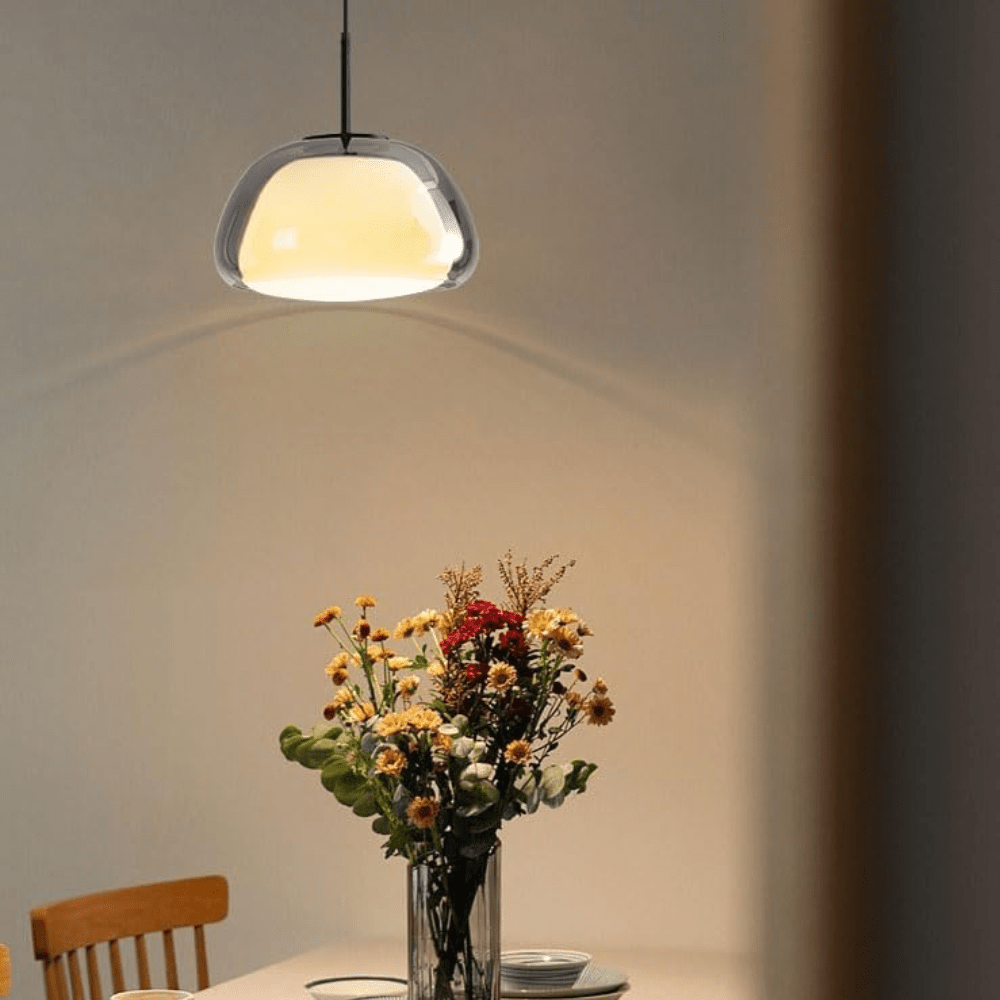 Soho Pendant Lamp Glass Dome Adjustable Cable Dining Areas - ø25cm