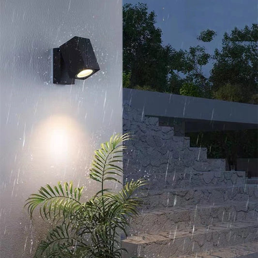 Gretta LED Outdoor Wall Light Rotatable Weather Resistant - Steady