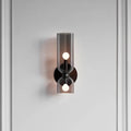 Bello Wall Lamp Two Glass Shades Energy Efficient LED - Gray