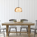 Soho Pendant Lamp Glass Dome Adjustable Cable Dining Areas - ø25cm