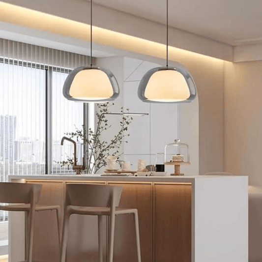 Soho Pendant Lamp Glass Dome Adjustable Cable Dining Areas - LIOR5026CLE - ø25cm