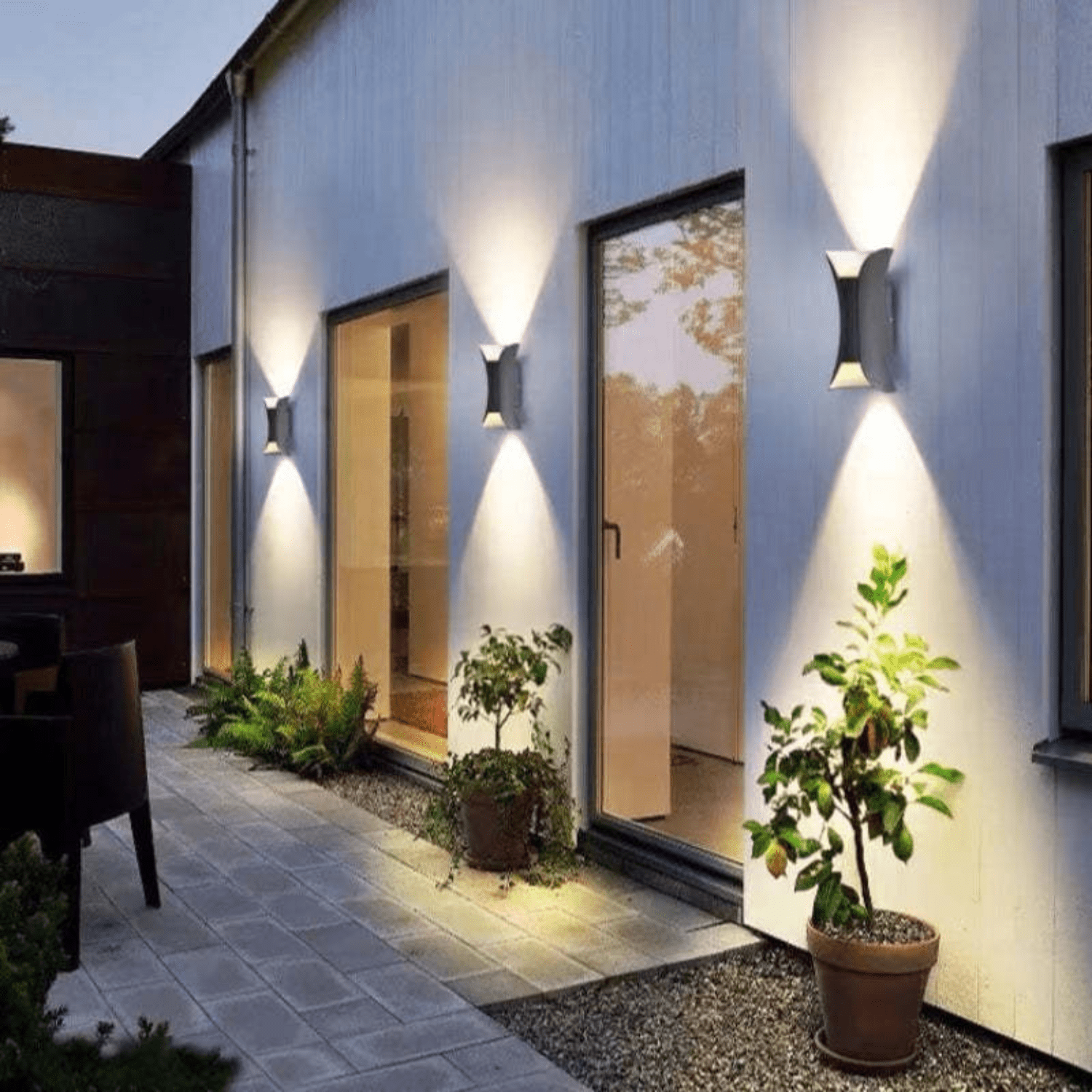 Fionna Waterproof LED Wall Lamp IP65 Aluminum Outdoor - LIOR0335CLE - 2 - Absolute Black