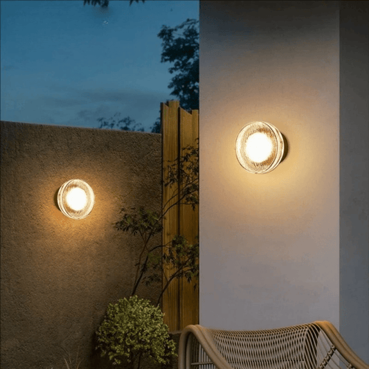 Akshara LED Wall Lamp IP65 Waterproof Aluminum Matte Black - 1pc