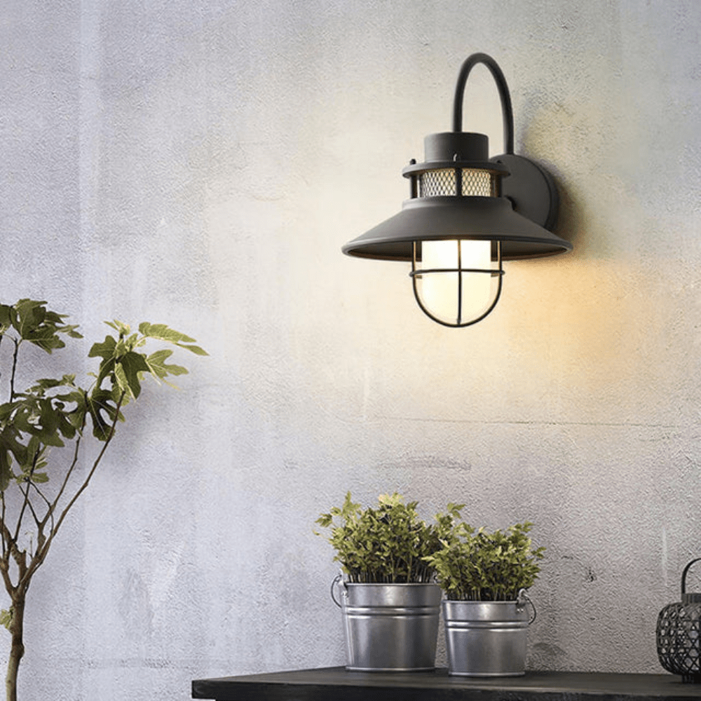 Gianna Outdoor Wall Light Vintage Aesthetics Led Compatible - LIOR1883CLE - Black