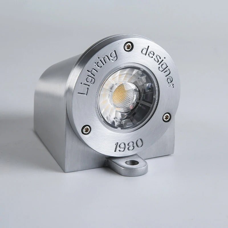 Elijah Outdoor LED Wall Lamp Modern Minimalist Style LED - Silver