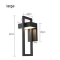 Proietorre Outdoor LED Wall Light LED Stainless Steel - LIOR1340CLE - 2 - Large (42cm x 18 cm x 20cm)