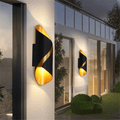 Jenny LED Wall Light Waterproof Double Head Outdoor - LIOR1422CLE - Black & Yellow