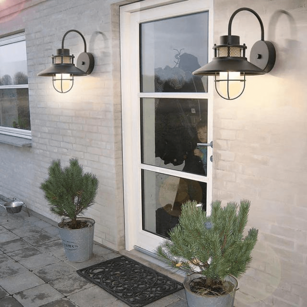 Gianna Outdoor Wall Light Vintage Aesthetics Led Compatible - LIOR1883CLE - Black