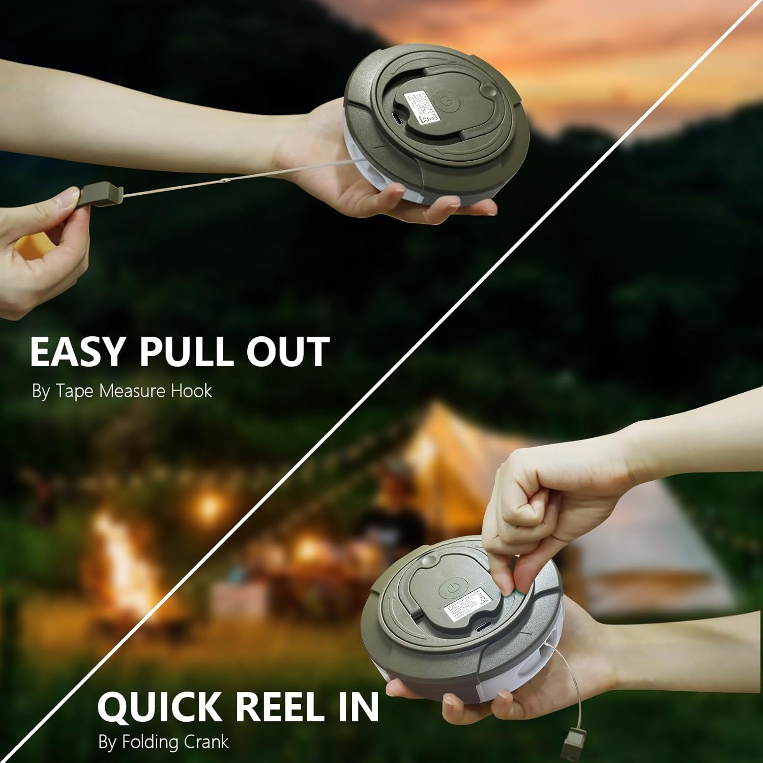 GlowMate™ 4 - in - 1 Camping Lamp - Duvelix