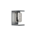 Maricel Outdoor Wall Lamp Glass Lantern IP65 Waterproof - Black