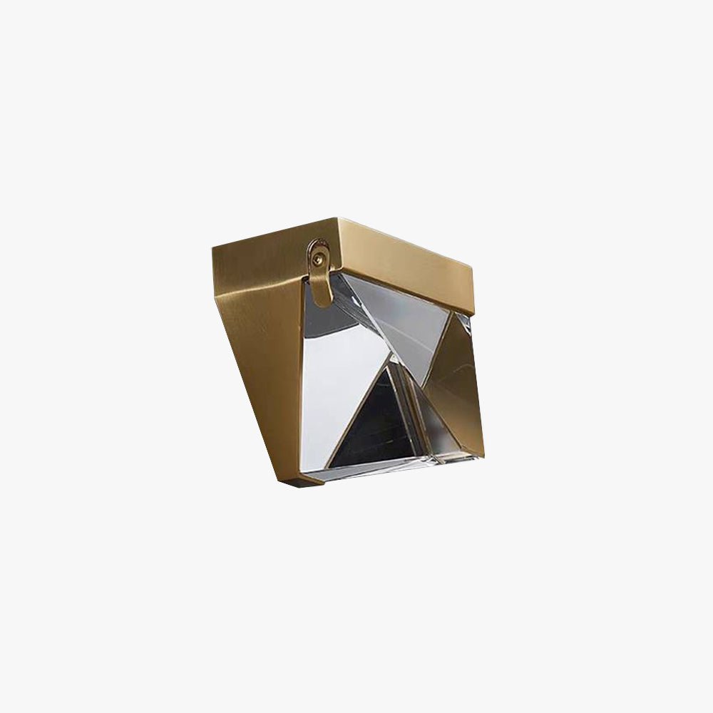 Bianca Outdoor Wall Lamp Crystal Diamond Inspired Design - ALS787GDD13W14WWPF - Gold