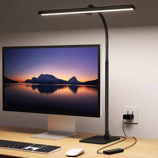 Triana Desk Lamp Flexible Gooseneck 5 Level Dimmable - Black