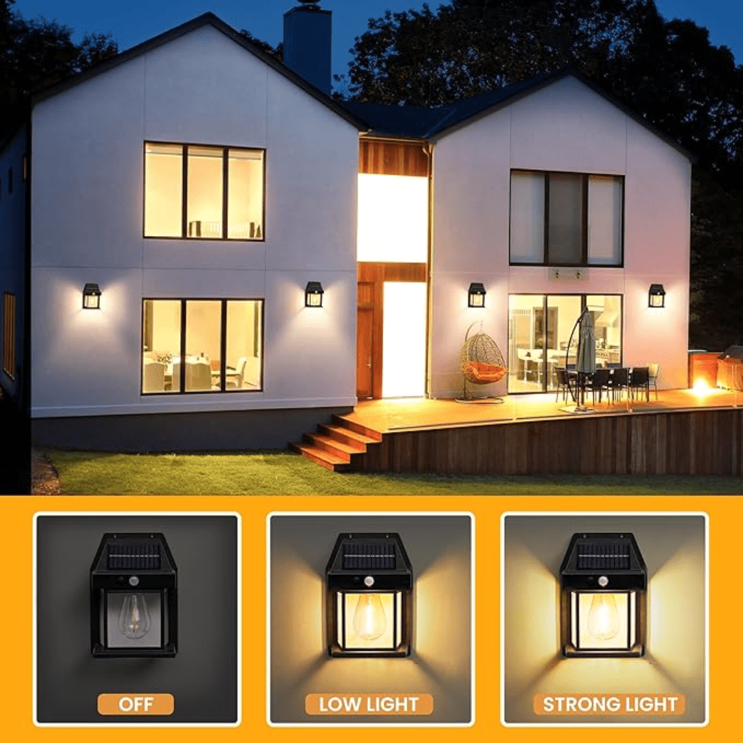 Veluna™ – Solar LED Wall Light - Duvelix