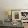 Spinetta Table Lamp Retro Double Glass Bauhaus Style - Orange