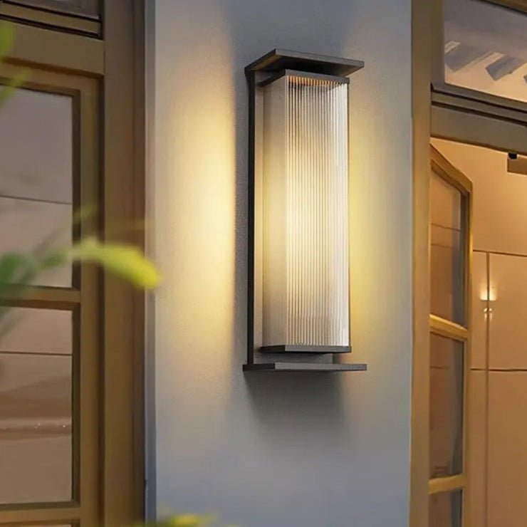 Fionna Modern Outdoor Wall Light IP65 Waterproof LED - Black