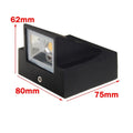 Fancy Modern LED Wall Lamp IP65 Waterproof Energy Efficient - Black