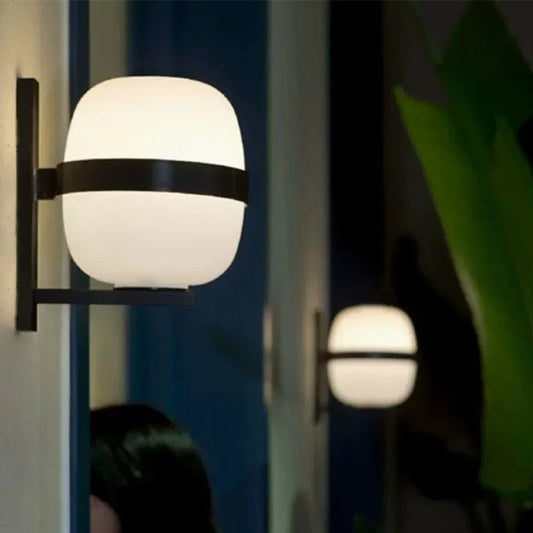 Luzia Wall Light Globe Diffuser Metallic Frame Outdoor - AJ/SC.WALWB01 - 