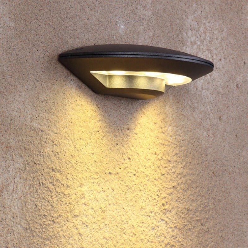 Elisa outdoor Wall Lamp Flying Saucer Design IP65 LED - WV6021BKWW - 