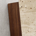 Tomoshibi Travertine Wall Lamp Japandi Inspired Warm Glow - Outdoor Square