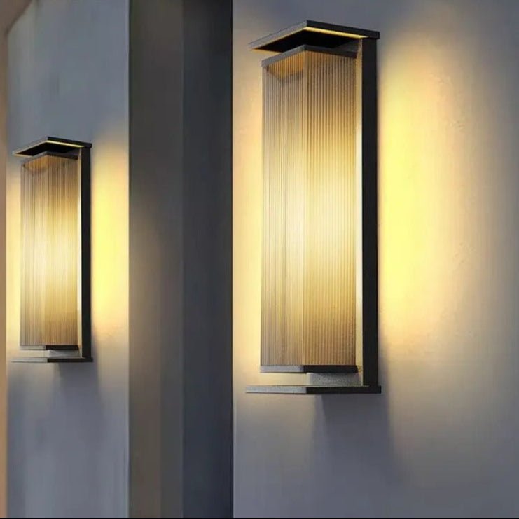 Fionna Modern Outdoor Wall Light IP65 Waterproof LED - Black