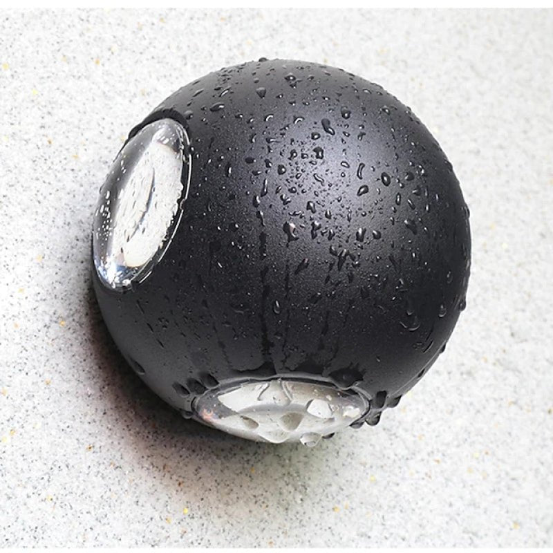 Kianna Outdoor Globe Wall Lamp Aluminum Spherical Design - LZ738D10WW - 