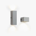 Alessia Cement LED Wall Lamp Outdoor Acrylic Durable - Small 10cm x 8cm