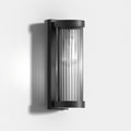 Amalia Solar LED Outdoor Wall Lamp Premium Metal Glass - 38cm