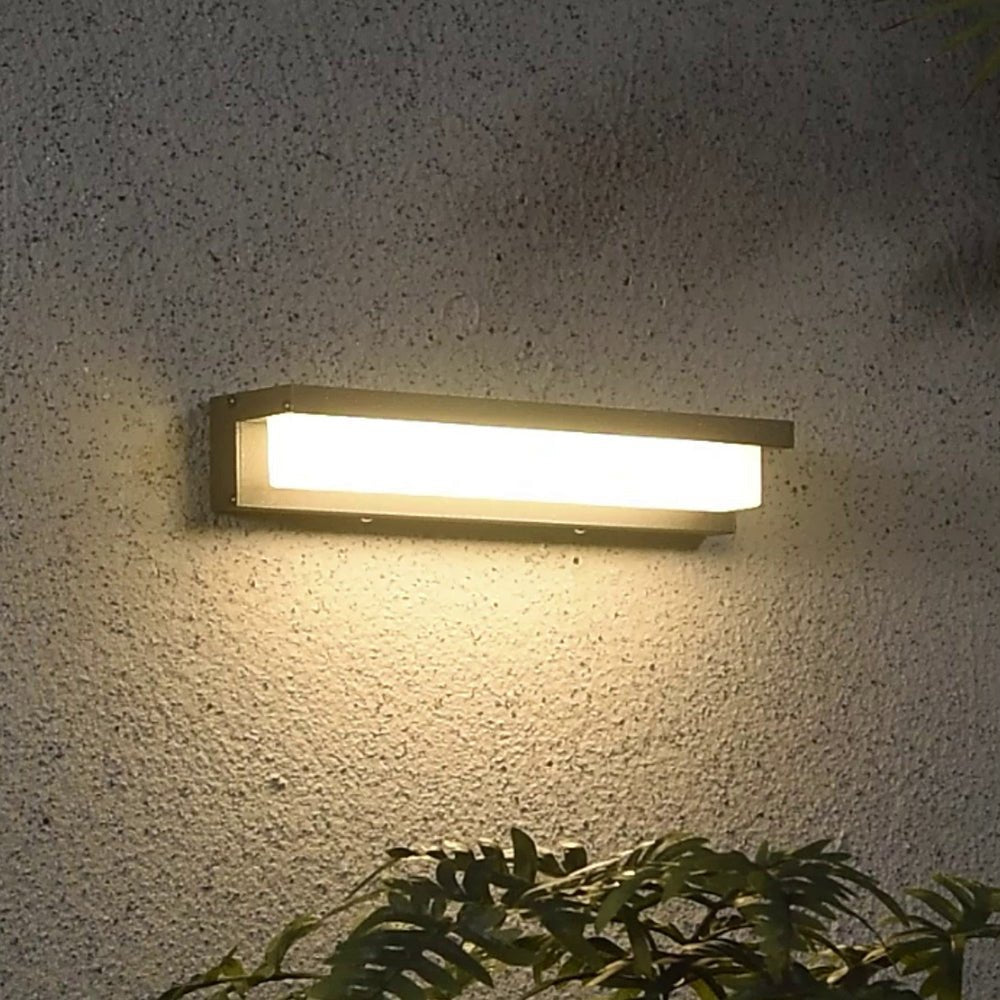Giulia Solar Outdoor Wall Lamp Energy Efficient EcoFriendly - 17cm