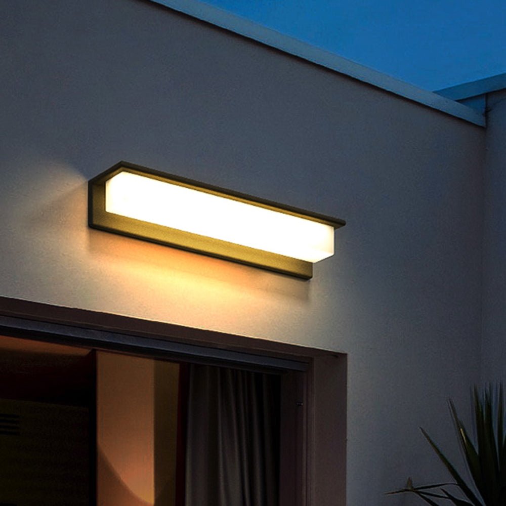 Giulia Solar Outdoor Wall Lamp Energy Efficient EcoFriendly - 17cm