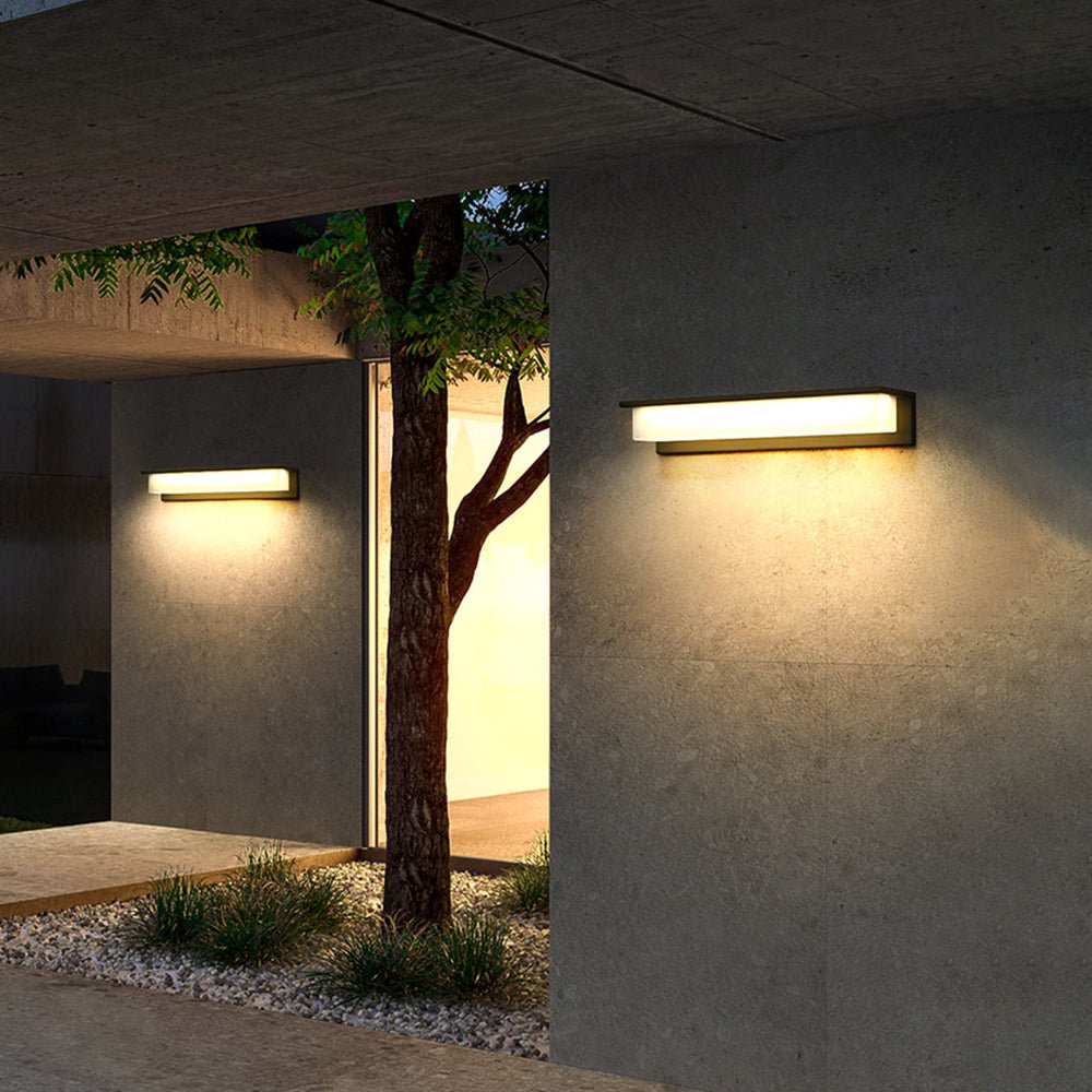 Giulia Solar Outdoor Wall Lamp Energy Efficient EcoFriendly - 17cm