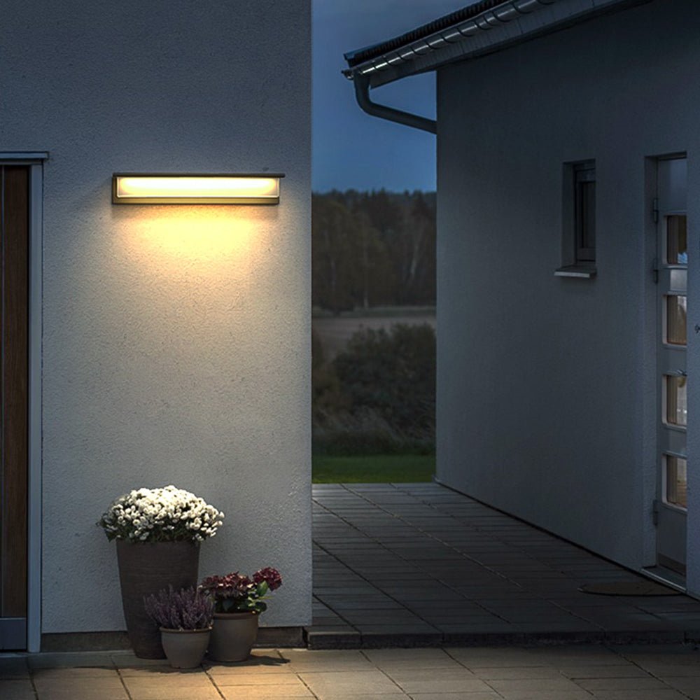 Giulia Solar Outdoor Wall Lamp Energy Efficient EcoFriendly - 17cm