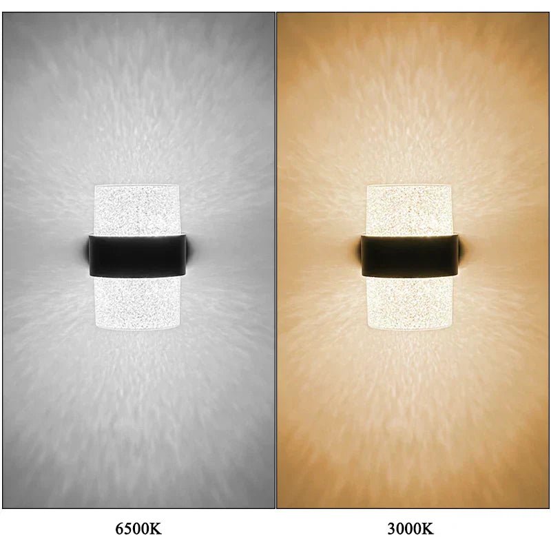 Éclat Outdoor Wall Light Natural Design Durable Construction - Round
