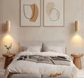 Tomoshibi Travertine Wall Lamp Japandi Inspired Warm Glow - Outdoor Square