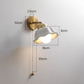 Ombre Wall Light Flower Shaped White Metal Frame Vintage - USHY - DJ1140W1GD01U - 