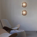 Brise Wall Light Amber Smoked Glass Shade American Inspired - Amber