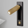 Flush Mount Sconce Adjustable Light Clean Minimalist Look - ML - 517 - 27 - Dia 5cm x H 17.8cm square (Button switch)
