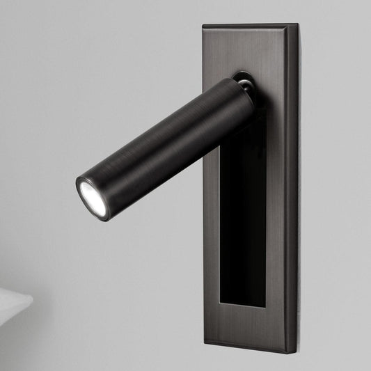 Flush Mount Sconce Adjustable Light Clean Minimalist Look - ML - 517 - 13 - Dia 5cm x H 15.5cm cylinder (Hidden switch)