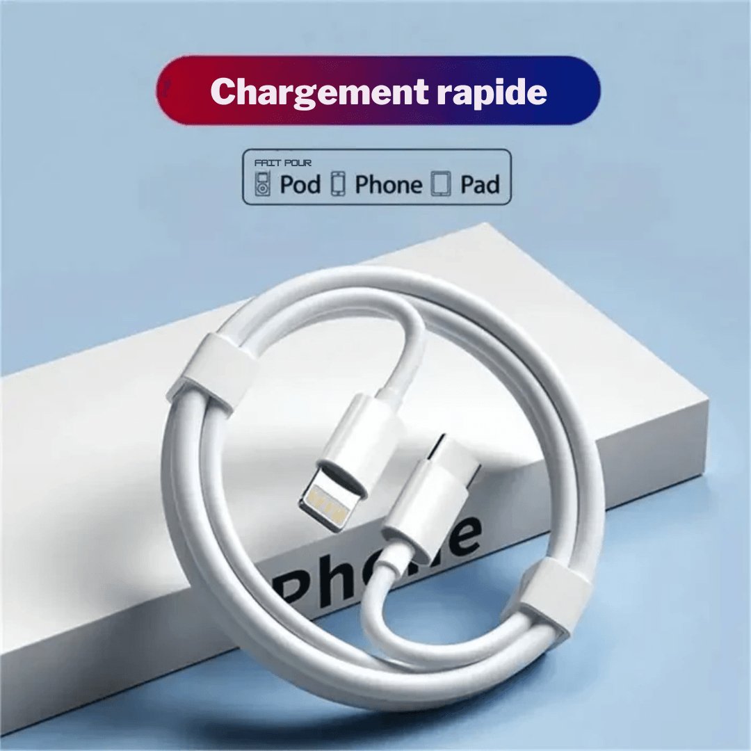 20W PD Fast Charging Cable for iPhone and iPad