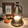 Leura Candle Warmer Lamp Stepless Dimming No Soot No Flame - Gold