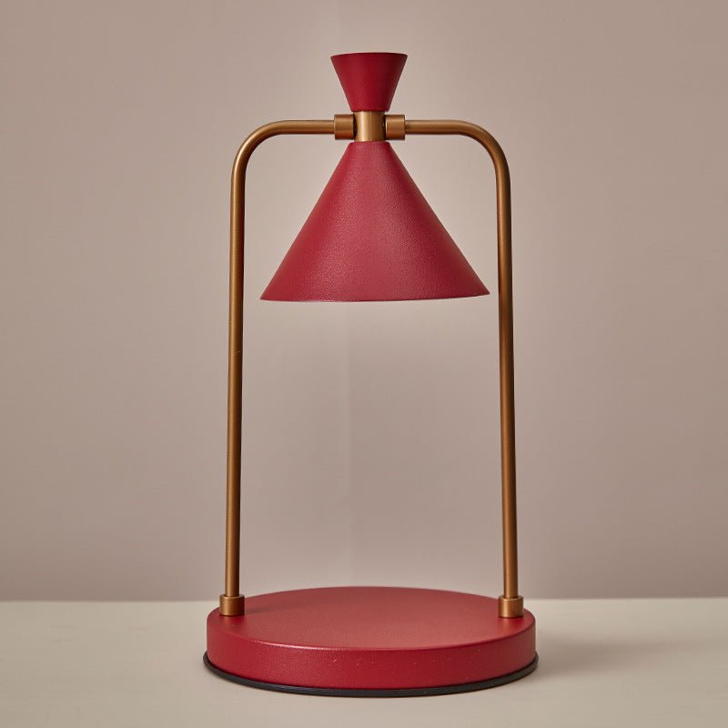 Leura Candle Warmer Lamp Stepless Dimming No Soot No Flame - Red