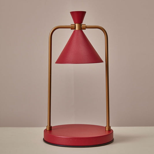 Leura Candle Warmer Lamp Stepless Dimming No Soot No Flame - Red
