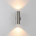 Adalee Outdoor Wall Lamp Weatherproof LED Up Down Light - 1 Head Black