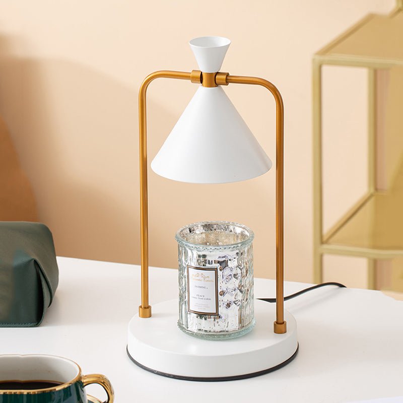 Leura Candle Warmer Lamp Stepless Dimming No Soot No Flame - Gold