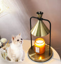 Leura Candle Warmer Lamp Stepless Dimming No Soot No Flame - Gold