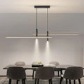 Optima Hanging Light Iron And Acrylic 90 260V Two LED Shades - CJSN163735403CX - 120cm