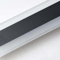 Myerna Outdoor Wall Light Dark Steel Finish Linear Design - 150cm