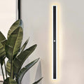 Myerna Outdoor Wall Light Dark Steel Finish Linear Design - 150cm