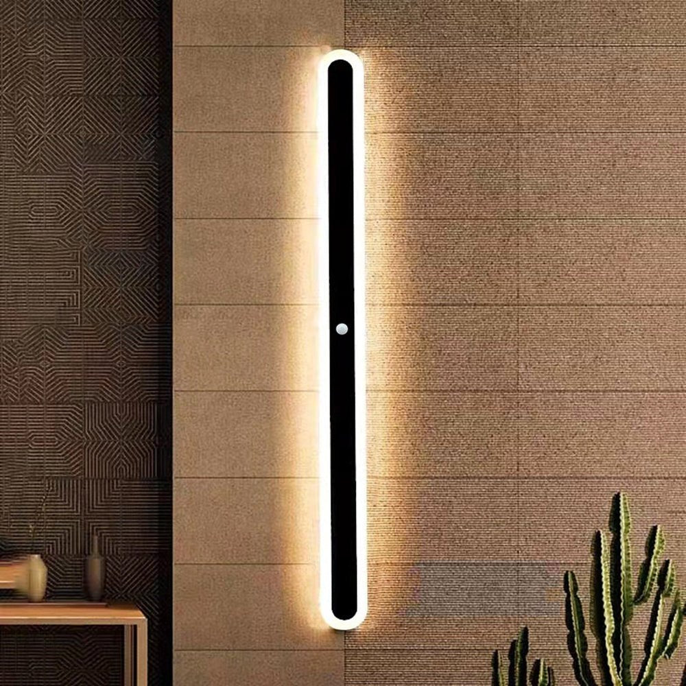 Lina Outdoor Wall Lamp Minimalist Metal Customizable - 40cm