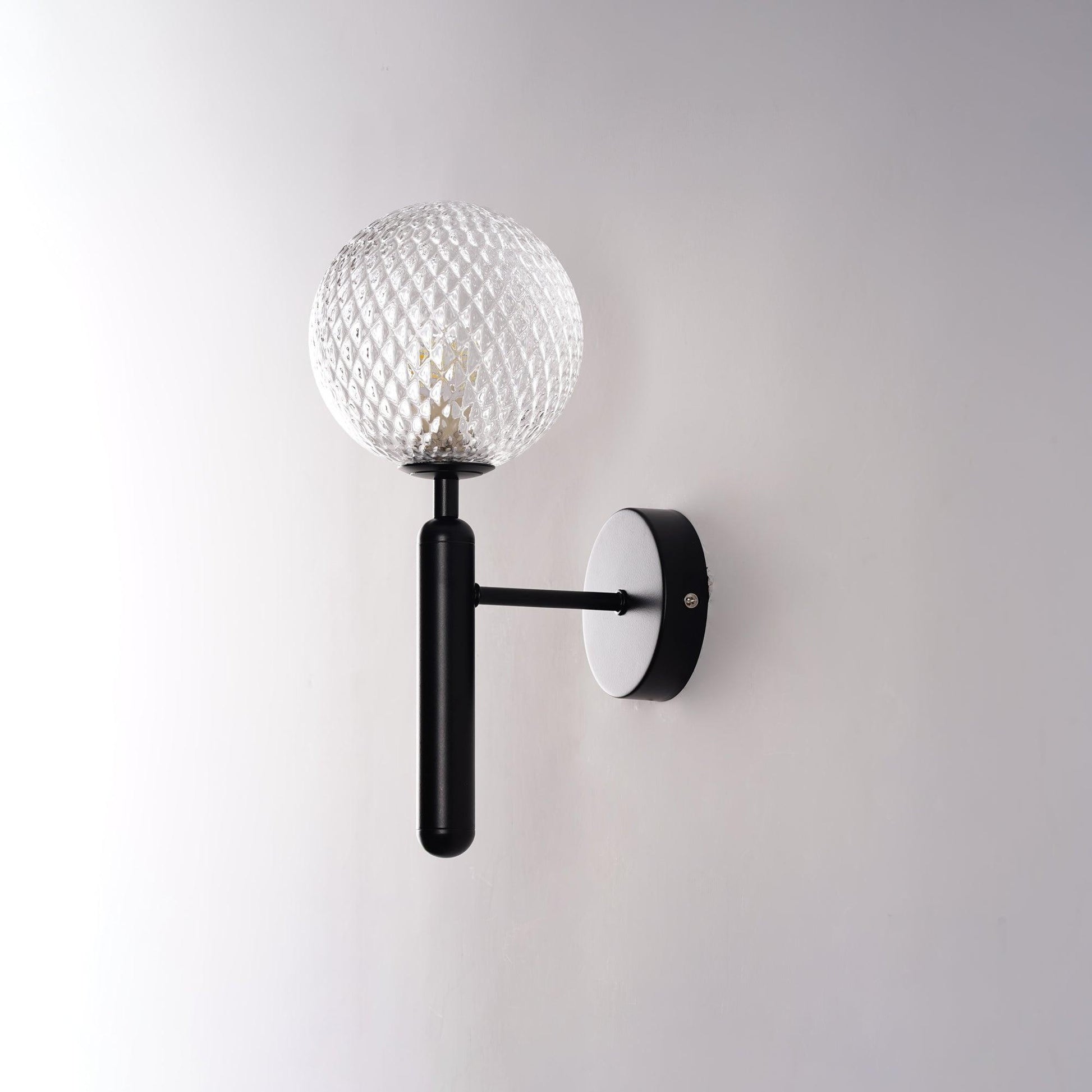 Lampadario Wall Light Minimalist Design Sleek Aesthetic - VKW4 - 240710 - 02 - Black