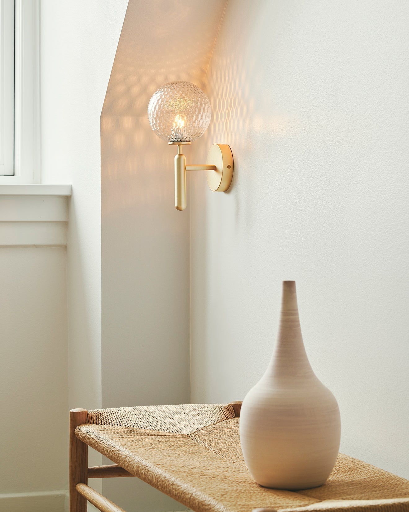 Lampadario Wall Light Minimalist Design Sleek Aesthetic - VKW4 - 240710 - 01 - Black